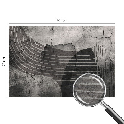 Peel and stick fototapet med abstrakta linjer