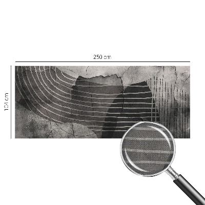 Peel and stick fototapet med abstrakta linjer