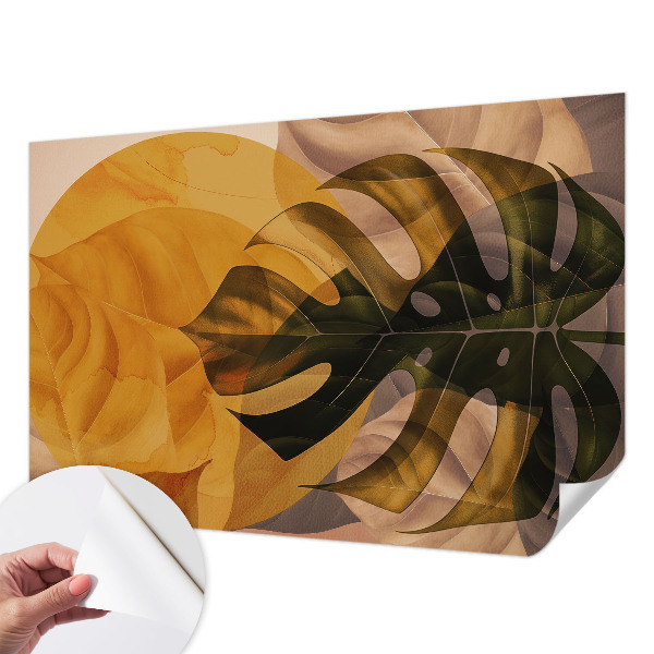 Fototapet för barn Abstrakta löv