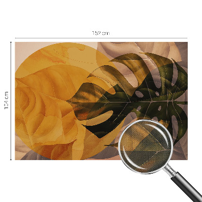 Fototapet för barn Abstrakta löv