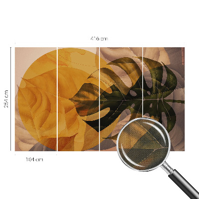 Fototapet för barn Abstrakta löv