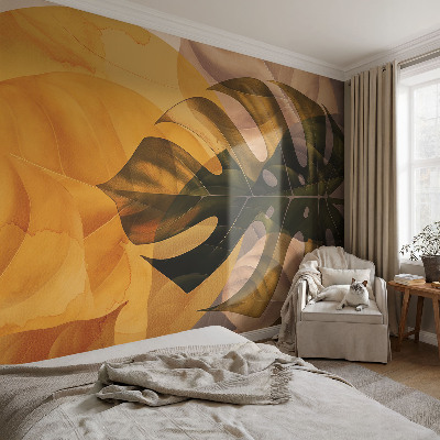 Fototapet för barn Abstrakta löv