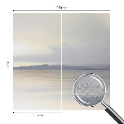 3D fototapet med ett harmoniskt landskap