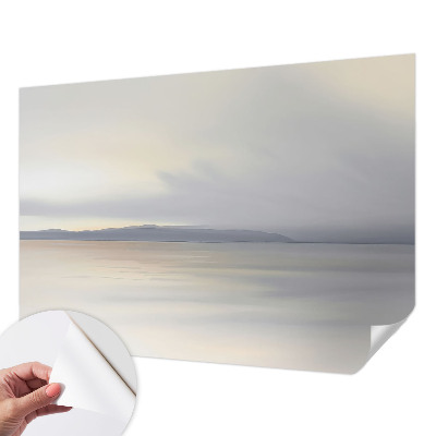 3D fototapet med ett harmoniskt landskap