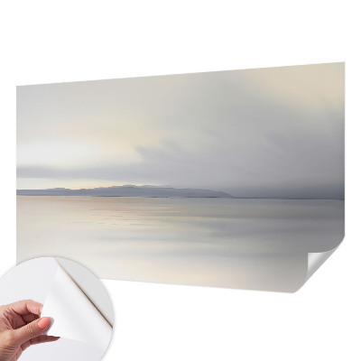 3D fototapet med ett harmoniskt landskap