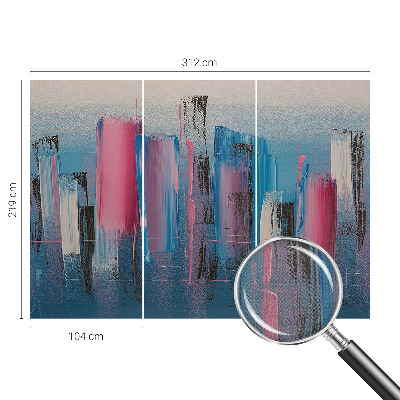 3D fototapet Abstrakta ränder
