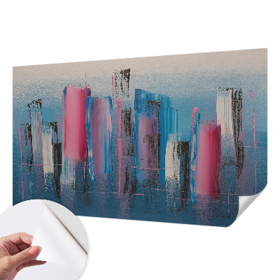 3D fototapet med abstrakta ränder