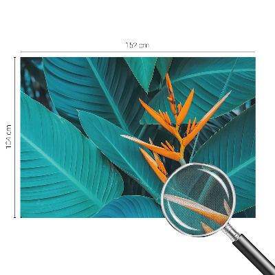 Fototapet barnrum Bladrika blommor