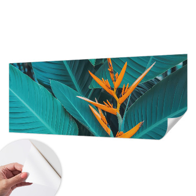 Fototapet barnrum Bladrika blommor