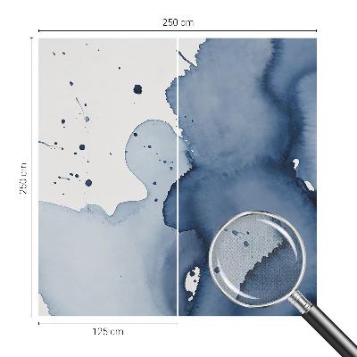 Fototapet för barn Marinblå stänk