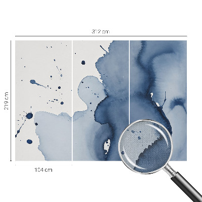 Fototapet för barn Marinblå stänk