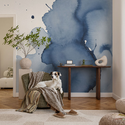 Fototapet för barn med marinblått stänk