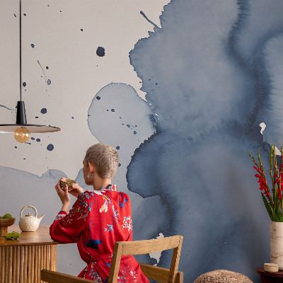 Fototapet för barn Marinblå stänk