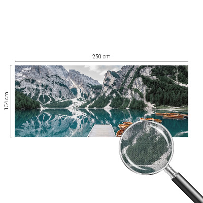 Självhäftande fotovägg med motiv av bergspanorama