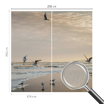 Självhäftande fototapet Lugn vid havet