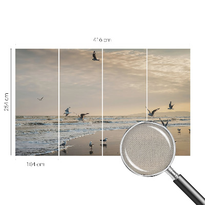 Självhäftande fototapet Lugn vid havet