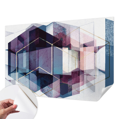 Fototapet barn med geometriska kuber