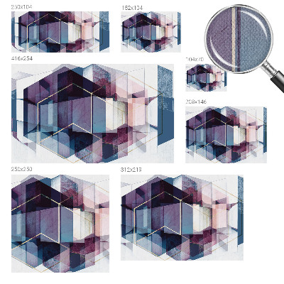 Fototapet barn Geometriska kuber