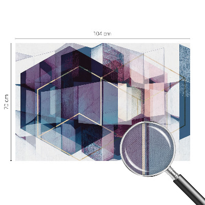 Fototapet barn med geometriska kuber
