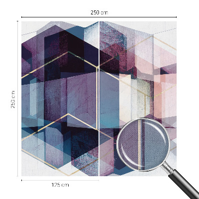 Fototapet barn med geometriska kuber