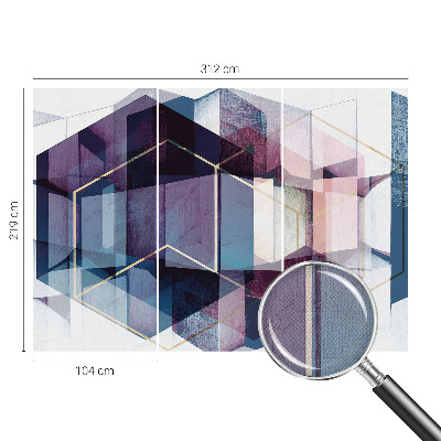 Fototapet barn Geometriska kuber