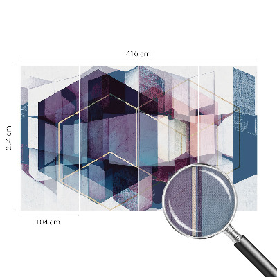 Fototapet barn Geometriska kuber