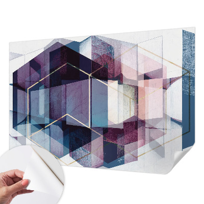 Fototapet barn med geometriska kuber