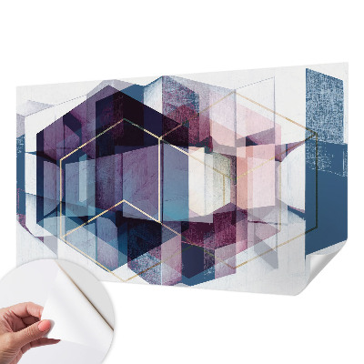 Fototapet barn med geometriska kuber