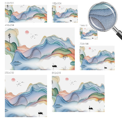 3D fototapet Drömlandskap