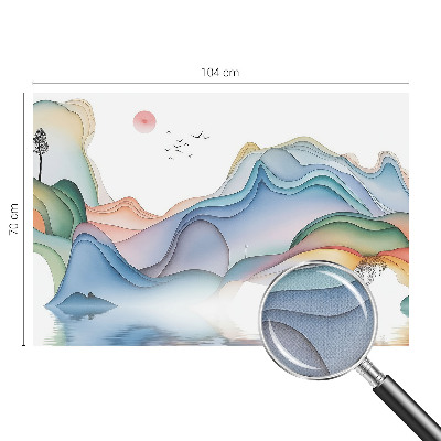 3D fototapet med motiv av ett drömlandskap
