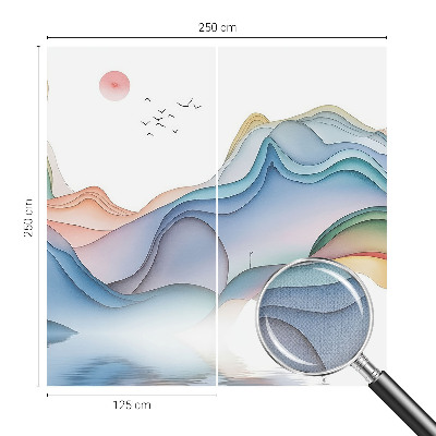 3D fototapet Drömlandskap