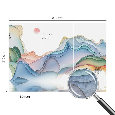 3D fototapet Drömlandskap