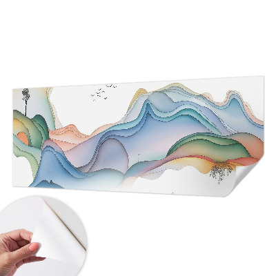 3D fototapet med motiv av ett drömlandskap