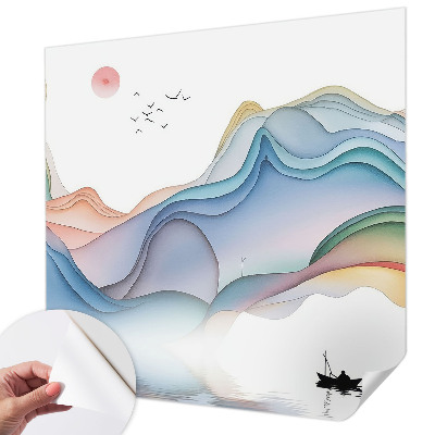 3D fototapet Drömlandskap