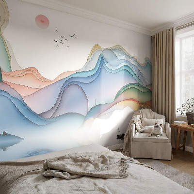 3D fototapet Drömlandskap