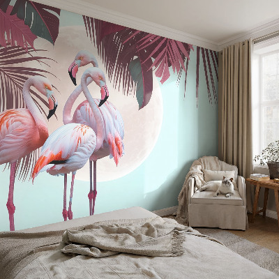 Fototapet för barn Exotiska fåglar