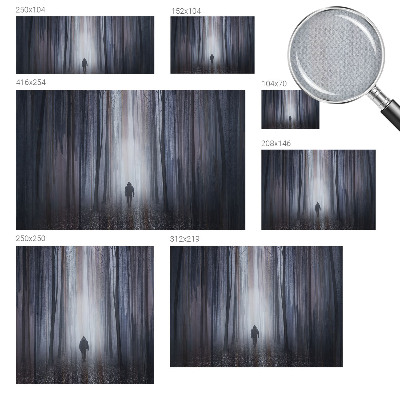 Fototapet barnrum Skogens tystnad