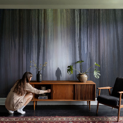 Fototapet barnrum Skogens tystnad