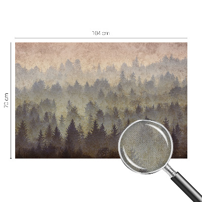 Peel and stick fototapet Skogsdimma