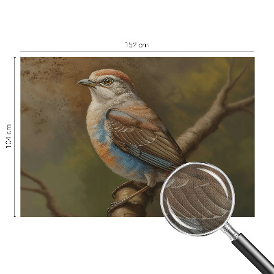 Självhäftande fotovägg Fågelporträtt