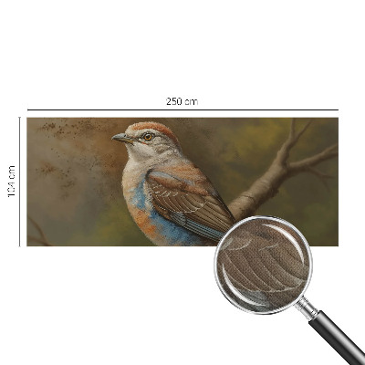 Självhäftande fotovägg Fågelporträtt