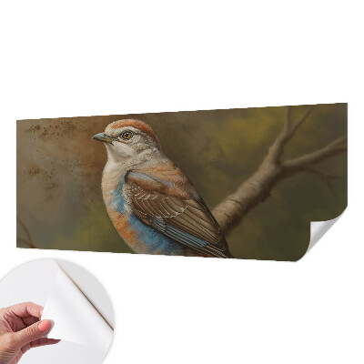 Självhäftande fotovägg Fågelporträtt