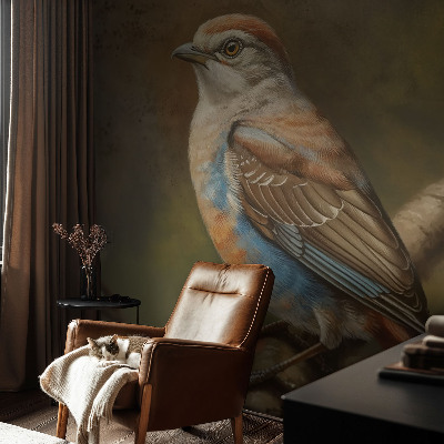 Självhäftande fotovägg Fågelporträtt