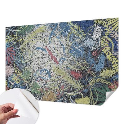 Fototapet för barn Växtvirvlar