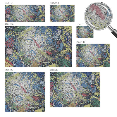 Fototapet för barn Växtvirvlar