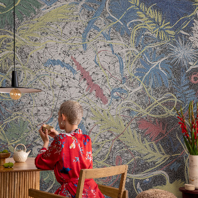 Fototapet för barn Växtvirvlar