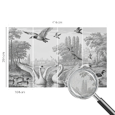 Fototapet barnrum Klassiskt landskap