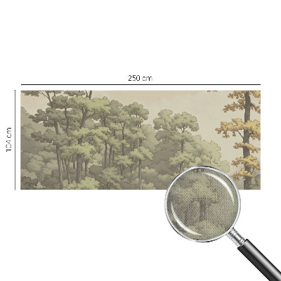 Självhäftande fotovägg Skogsidyll