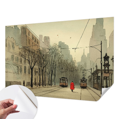 3D fototapet med motivet 