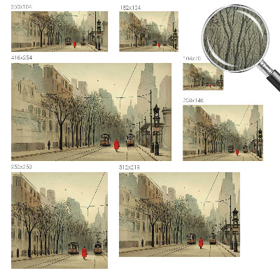 3D fototapet Urban symmetri